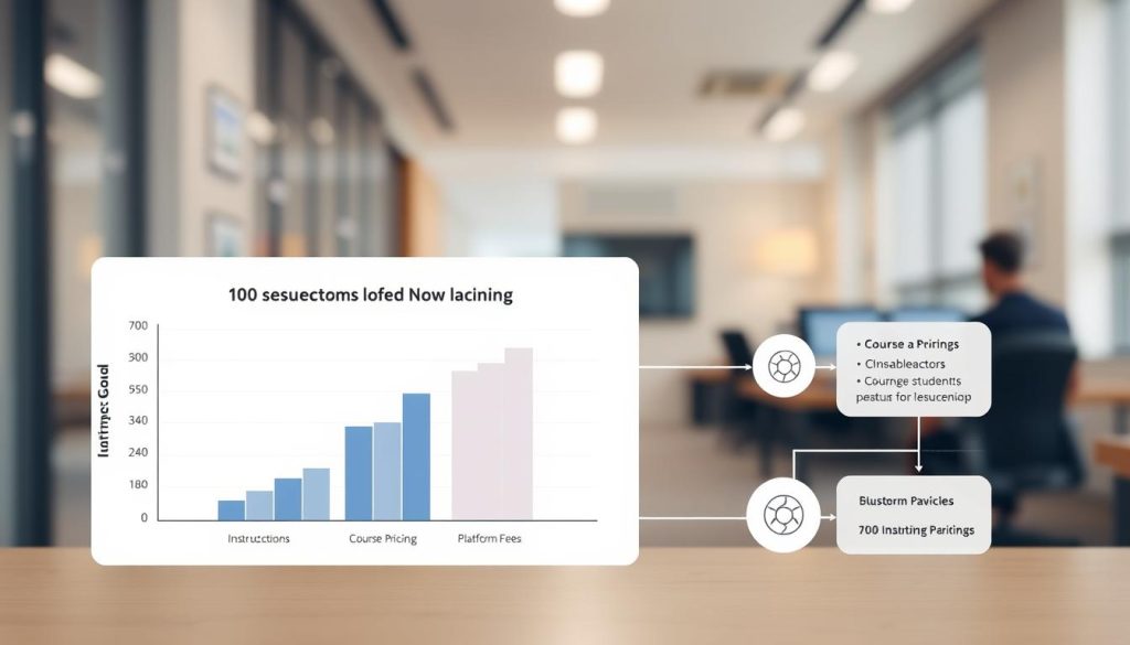 Udemy revenue model breakdown